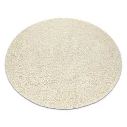 Alfombra SOFFI circulo shaggy 5cm crema