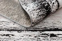 Alfombra DE LUXE moderna 634 Marco vintage - Structural gris / rosado