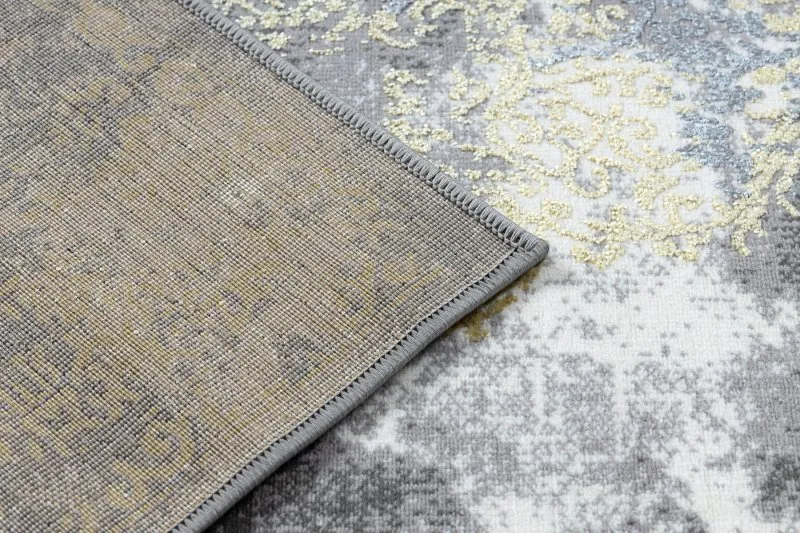 Alfombra DE LUXE moderna 6754 Ornamento vintage - Structural crema / oro