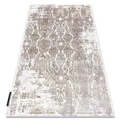 Alfombra DE LUXE moderna 2081 Ornamento vintage - Structural oro / crema