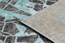Alfombra DE LUXE moderna 2079 vintage - Structural verde / antracita