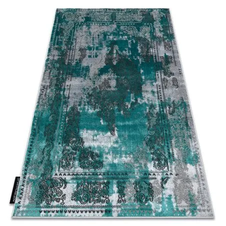 Alfombra DE LUXE moderna 6827 Abstracción, vintage - Structural verde / gris