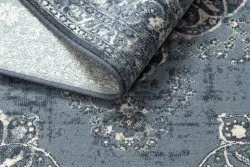 Alfombra NAIN Rosetón vintage 7599/50911 azul oscuro / beige