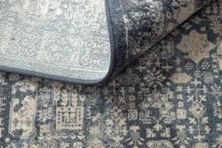 Alfombra NAIN vintage 7591/50911 azul oscuro / beige