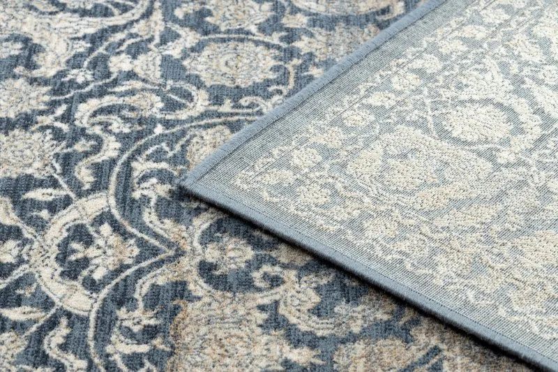 Alfombra NAIN Ornamento vintage 7557/51944 beige / azul oscuro