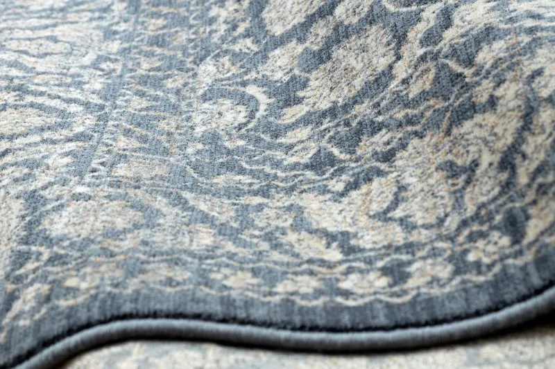 Alfombra NAIN Ornamento vintage 7557/51944 beige / azul oscuro