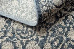 Alfombra NAIN Ornamento vintage 7557/51944 beige / azul oscuro