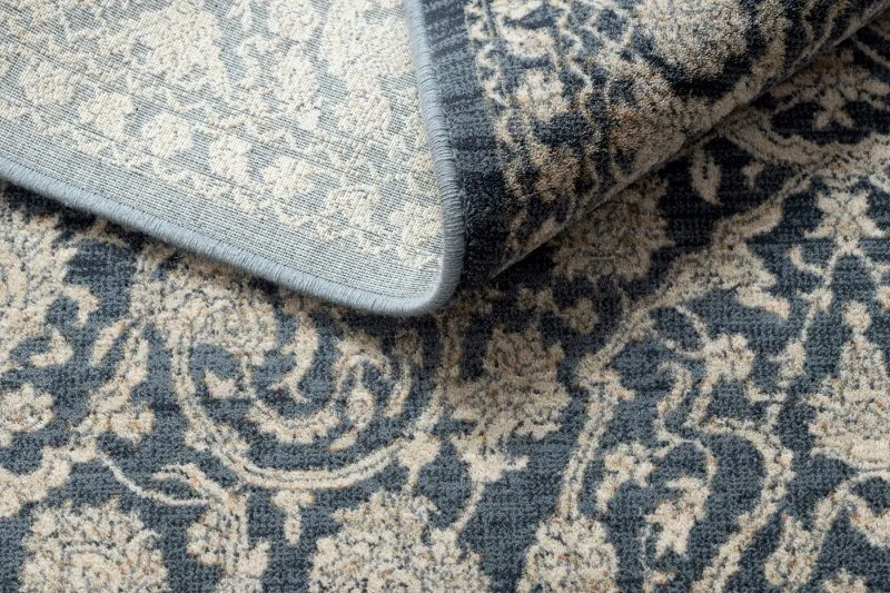 Alfombra NAIN Ornamento vintage 7557/51944 beige / azul oscuro