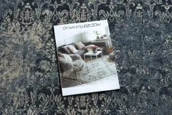Alfombra NAIN vintage 7010/50911 azul oscuro / beige