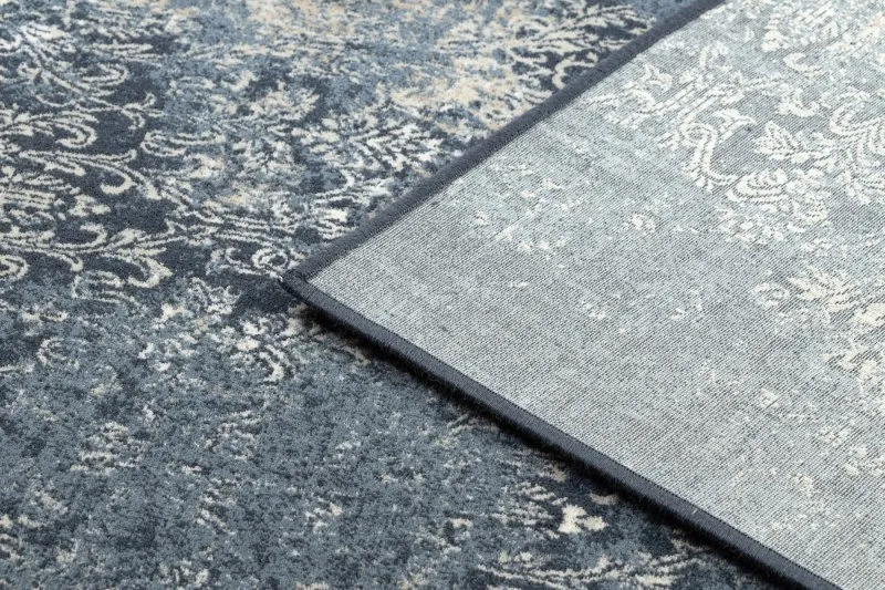 Alfombra NAIN vintage 7010/50911 azul oscuro / beige