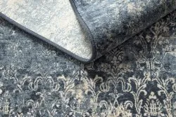 Alfombra NAIN vintage 7010/50911 azul oscuro / beige