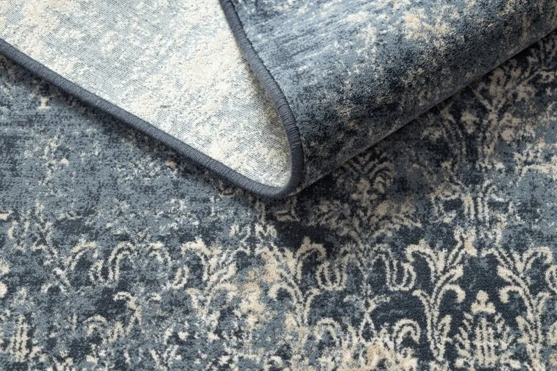 Alfombra NAIN vintage 7010/50911 azul oscuro / beige