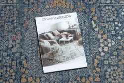 Dywan NAIN Ornament 7708/51911 granat / pomarańczowy