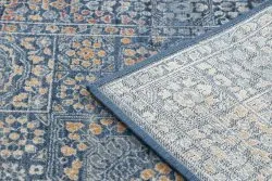 Dywan NAIN Ornament 7708/51911 granat / pomarańczowy