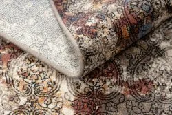 Alfombra NAIN Ornamento vintage 7700/51922 beige / azul oscuro / terracota