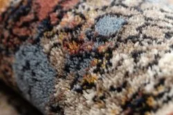 Alfombra NAIN Ornamento vintage 7700/51922 beige / azul oscuro / terracota