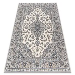 Dywan NAIN Ramka ornament 7335/51935 beż / granat