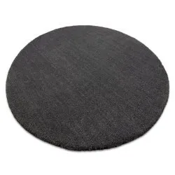 Alfombra moderna y lavable LATIO 71351100 circulo gris
