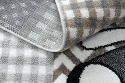Alfombra FUN Pets para niños, animales gris