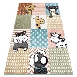 Alfombra FUN Pets para niños, animales vistoso multi