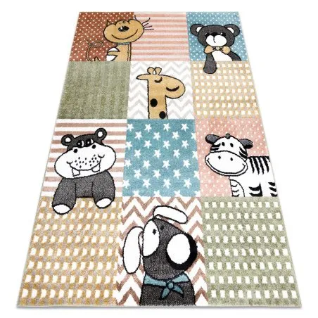 Alfombra FUN Pets para niños, animales vistoso multi