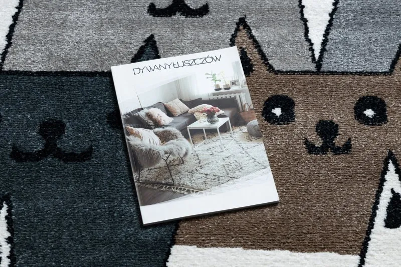 Alfombra FUN Gatti para niños, gatos animales vistoso multi