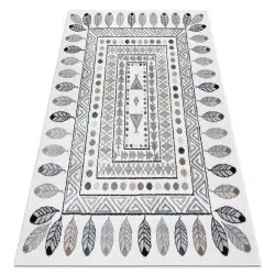Alfombra FUN Teepee para niños, indio, marco crema