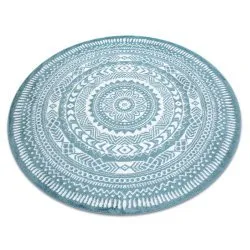 Alfombra FUN Napkin servilleta circulo - azul