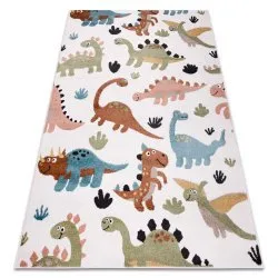 Alfombra FUN Dino para niños dinosaurios crema