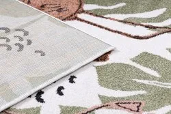 Alfombra FUN Flami para niños flamencos crema