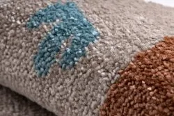 Alfombra FUN Kittens para niños, gatos beige