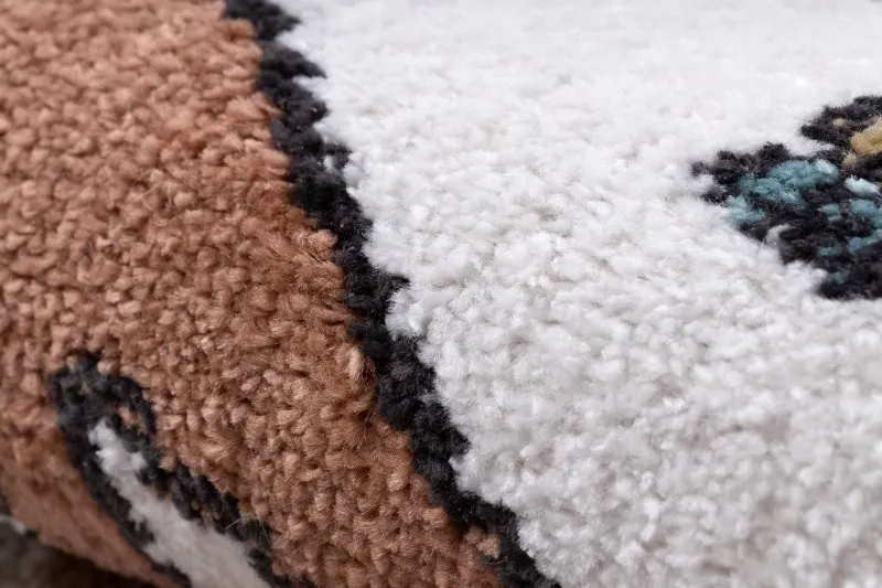 Alfombra FUN Honey para niños, oso, abejas crema