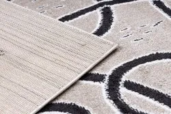 Alfombra FUN Game para niños, juego, de llama beige
