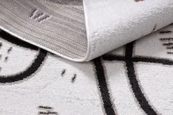 Alfombra FUN Game para niños, juego, de llama crema
