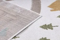 Alfombra FUN Polar para niños calles, bosque, crema