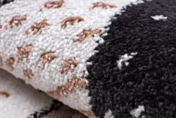 Alfombra FUN Tops para niños montañas, picos crema