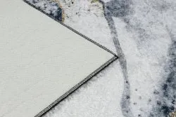 Alfombra lavable ANDRE 1124 Mármol antideslizante - negro
