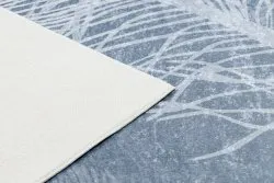 Alfombra lavable ANDRE 1148 Plumas, antideslizante - azul