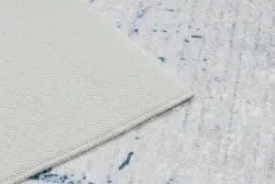 Alfombra lavable ANDRE 1213 Griego vintage antideslizante - blanco / azul