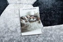 Dywan do prania BAMBINO 2139 koło - Piłka nożna dla dzieci antypoślizgowy - czarny / biały