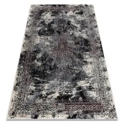 Alfombra VINCI 1407 moderna Rosetón vintage - Structural marfil / rojo