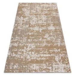 Alfombra CASA ECO sisal BOHO vintage 2809 crema / amarillo, alfombra reciclada