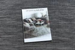 Alfombra sisal PATIO 2778 Tejido plano negro / beige