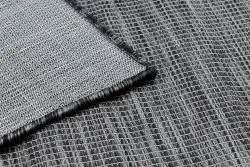 Alfombra sisal PATIO 2778 Tejido plano negro / beige