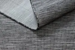 Alfombra sisal PATIO 2778 Tejido plano negro / beige