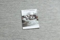 Dywan SZNURKOWY SIZAL płaskotkany PATIO 3077 romby szary / beż