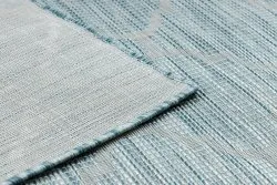 Alfombra sisal PATIO 3069 Espaldera marroquí Tejido plano - turquesa