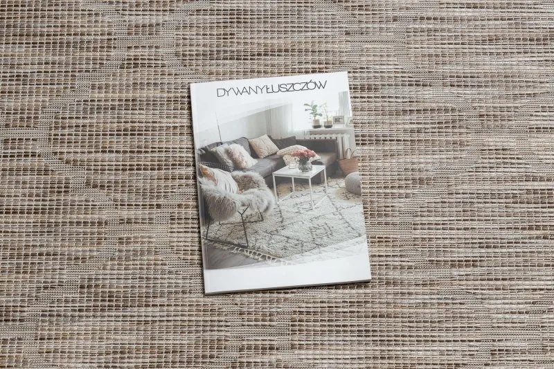 Dywan SZNURKOWY SIZAL płaskotkany PATIO 3069 koniczyna marokańska - naturalny, beż