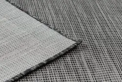 Alfombra sisal PATIO 3071 Griego marco Tejido plano - negro