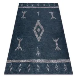 ANTIKA alfombra 121 tek, azteca, lavable - antracita